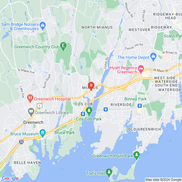 Do's Hair Salon location map: 395 E Putnam Ave, Cos Cob, Connecticut