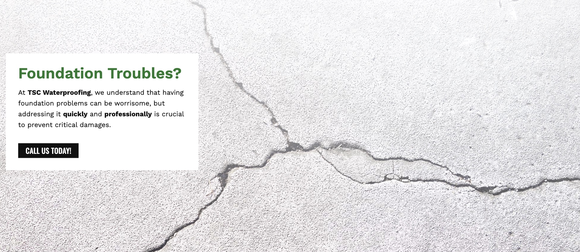 TSC Waterproofing - Division of Trudel Excavation business image in L'Orignal, Ontario